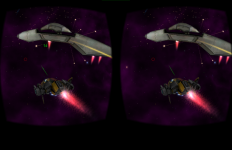 Cardboard 3D VR Space FPS game: Capture d’écran
